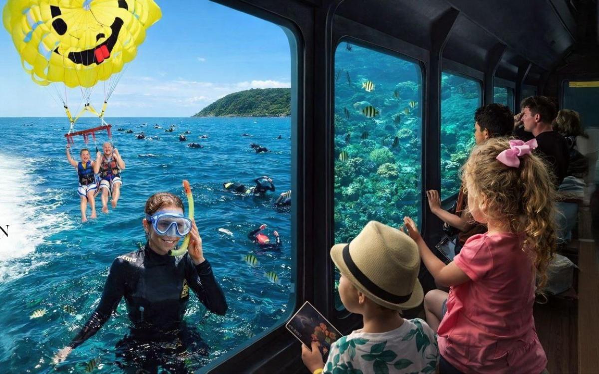 seascope + Snorkeling + Parasailing