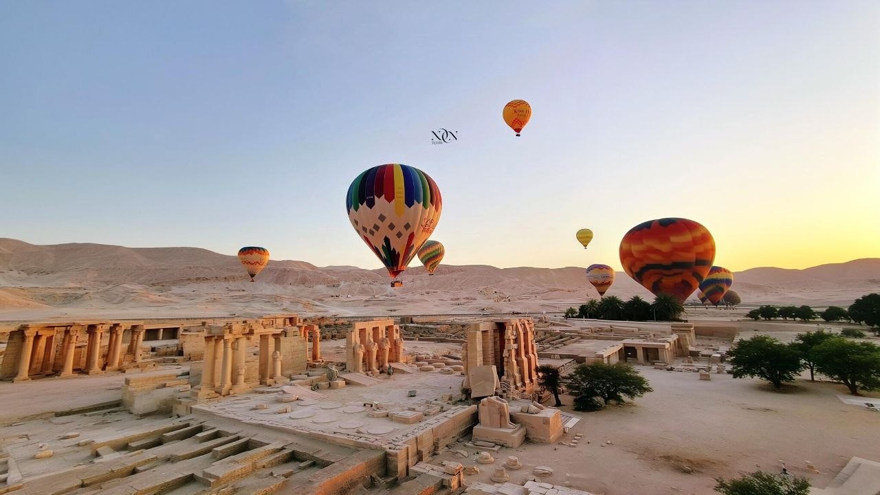 1Hot Air Balloon in Luxor from Hurghada