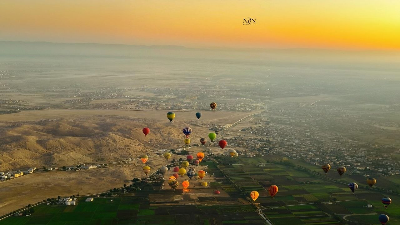 3Hot Air Balloon in Luxor from Hurghada